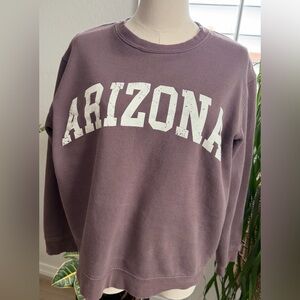 Arizona Crewneck Sweatshirt in Dusty Mauve